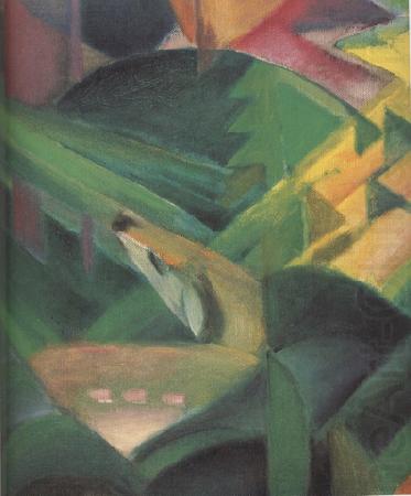 Franz Marc Details of The Monkey (mk34) china oil painting image